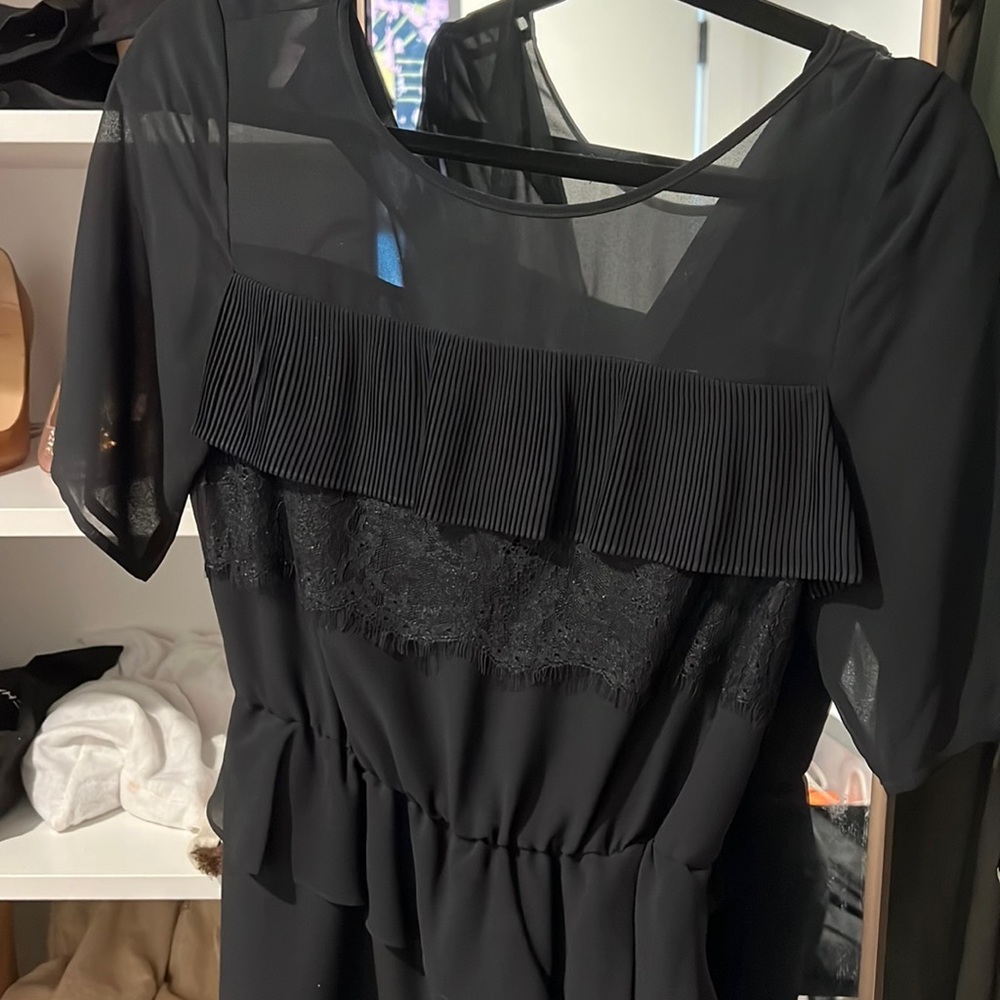 Elegant black romper